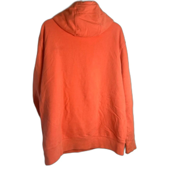 American Eagle Coral Pink Hoodie Kangaroo Pouch Sweatshirt Size LG - Picture 2 of 10